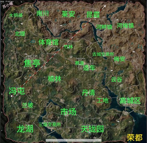 绝地求生如何打开地图